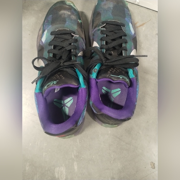 Nike Kobe Bryant X 10 Peach Jam Overcome Emerald Purple 705317-305 Mens Size 11. - Picture 7 of 11